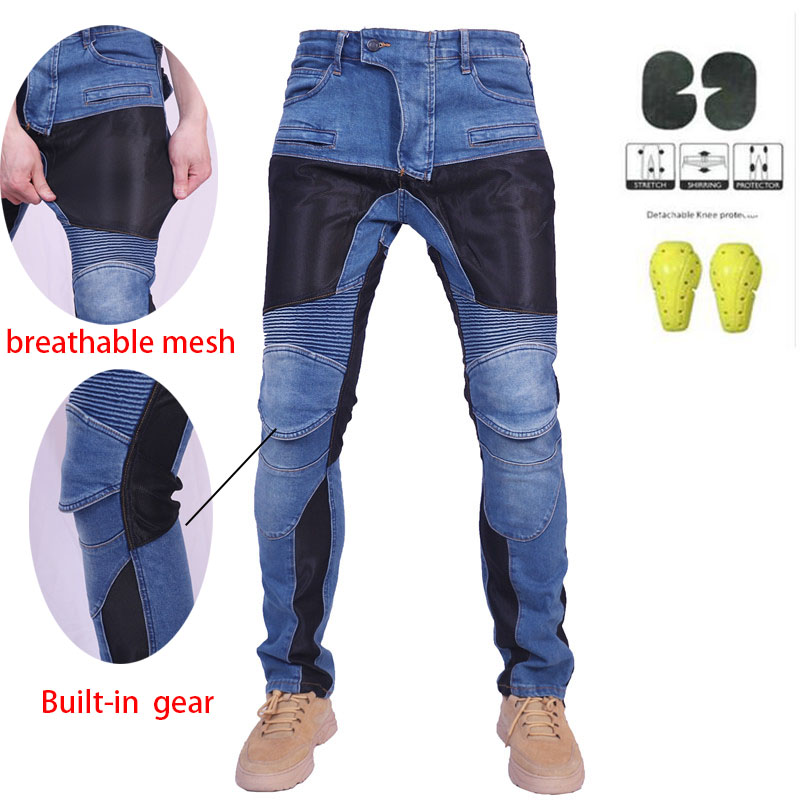 Motorcycle Gear Jeans - Celana Jeans Pria untuk Berkendara Motor
