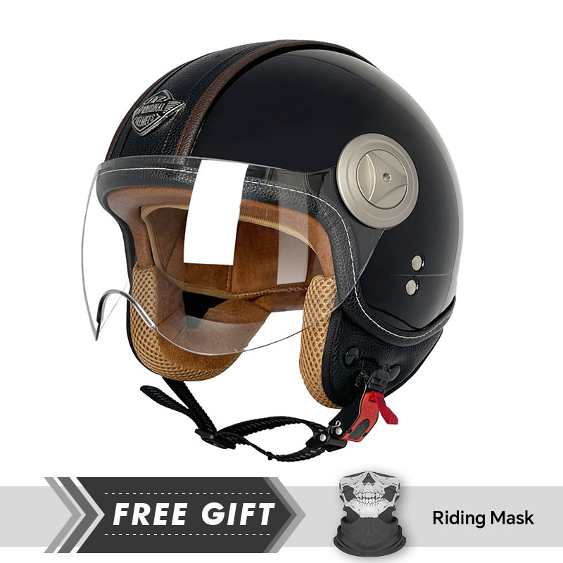 Motorcycle Gear In Store - Helm Wajah Terbuka 3/4 Helm Terbuka