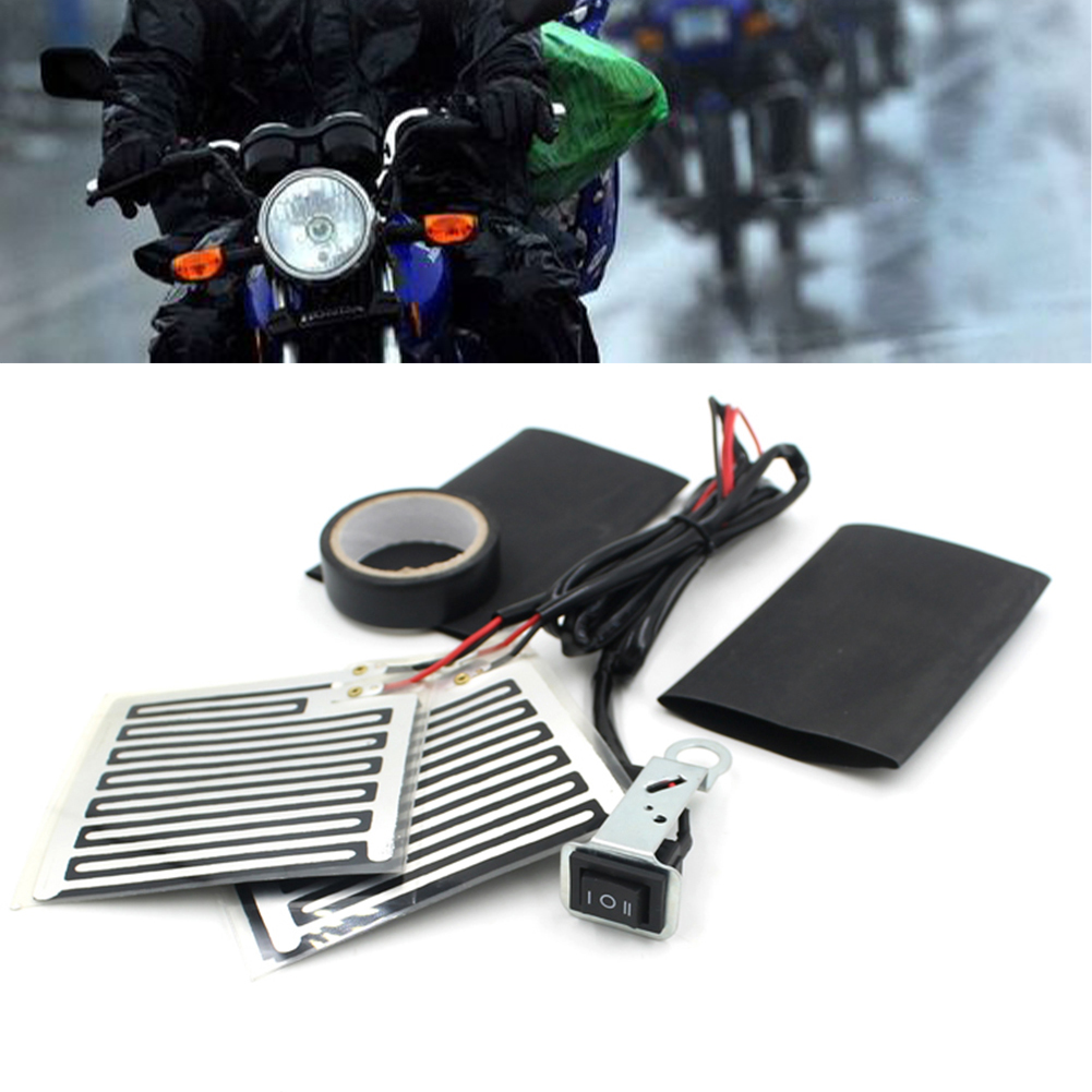 Handlebar Grip Heated - Gagang pemanas sepeda motor 12V, dengan