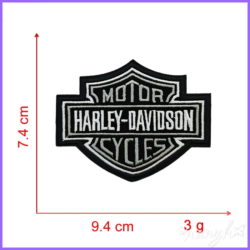 Motorcycle Gear Wardrobe - Patch Velcro Dekorasi Bordir Motor, Patch