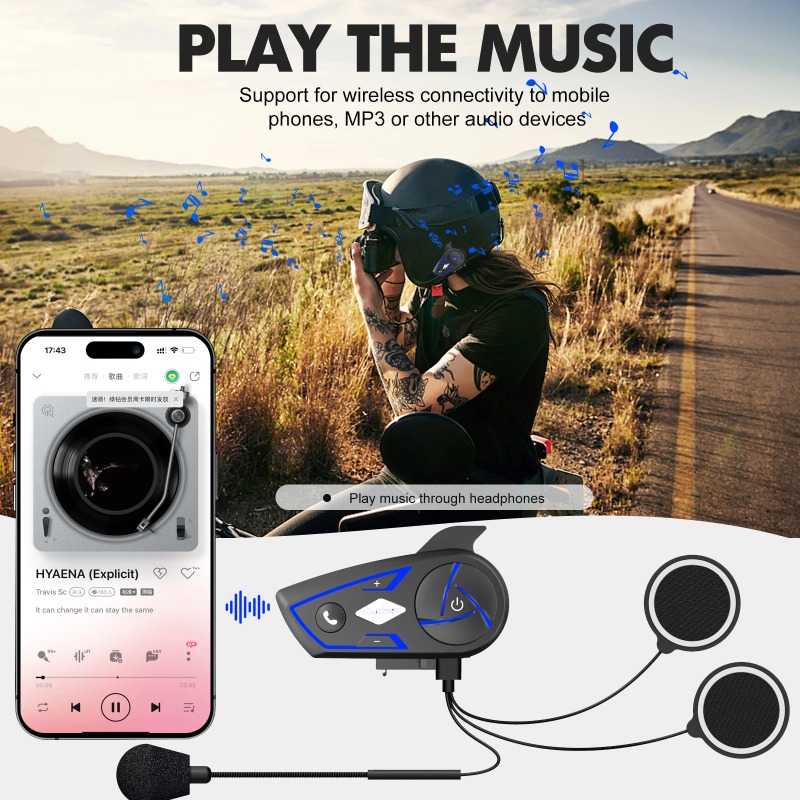 Houtonsen S3 Helm Bluetooth He - Intercom Headset Helmet ulasan dan harga
