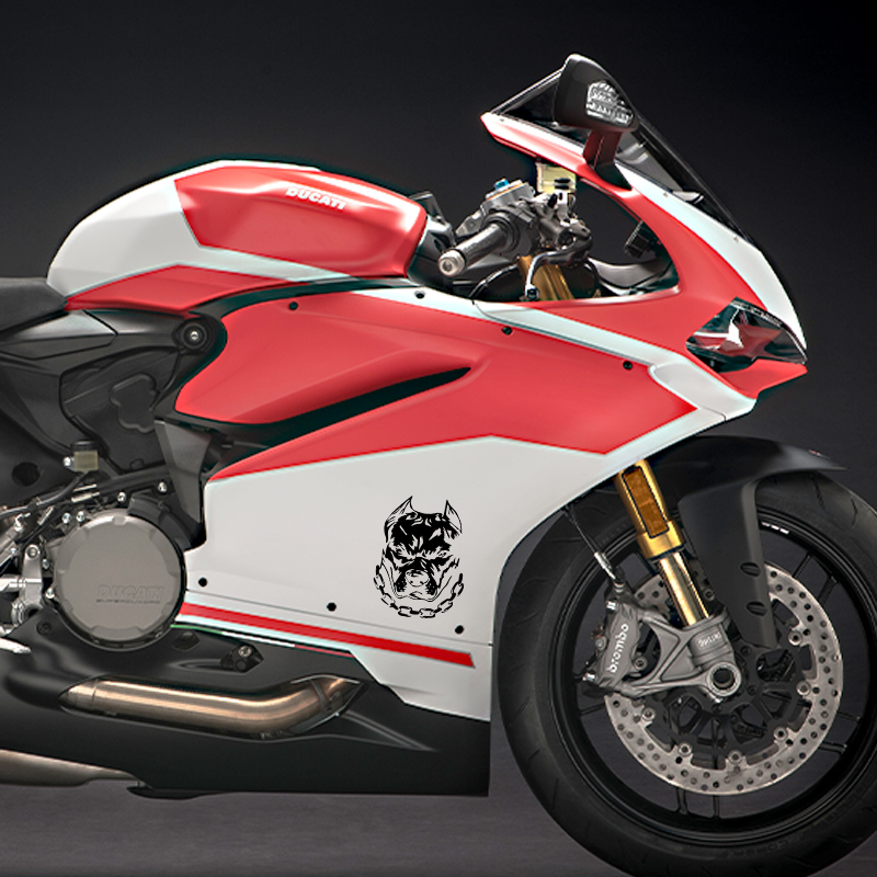 Stiker decal mobil tahan air,  - Motorcycle Gear For Dogs ulasan dan harga