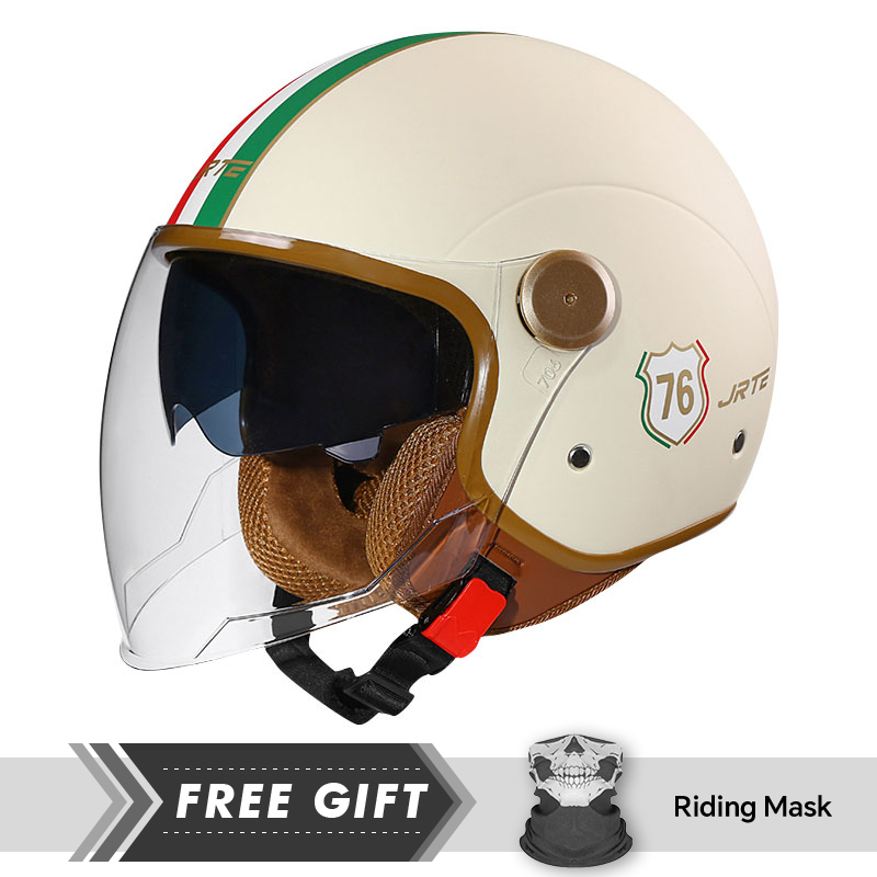 DOT ECE Disetujui Retro 3/4 Wa - Motorcycle Gear In Store ulasan dan harga