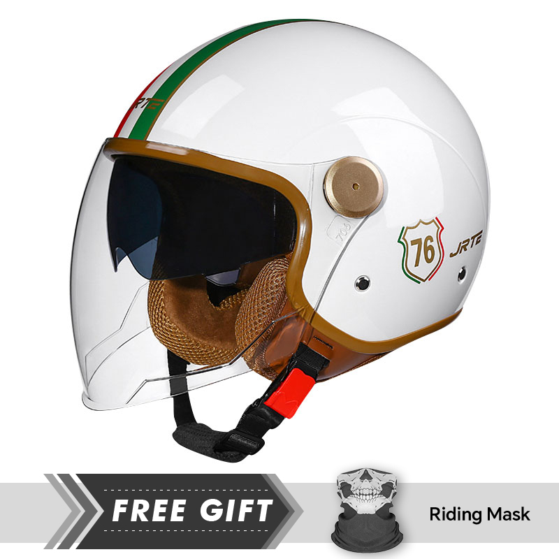 DOT ECE Disetujui Retro 3/4 Wa - Motorcycle Gear In Store ulasan dan harga