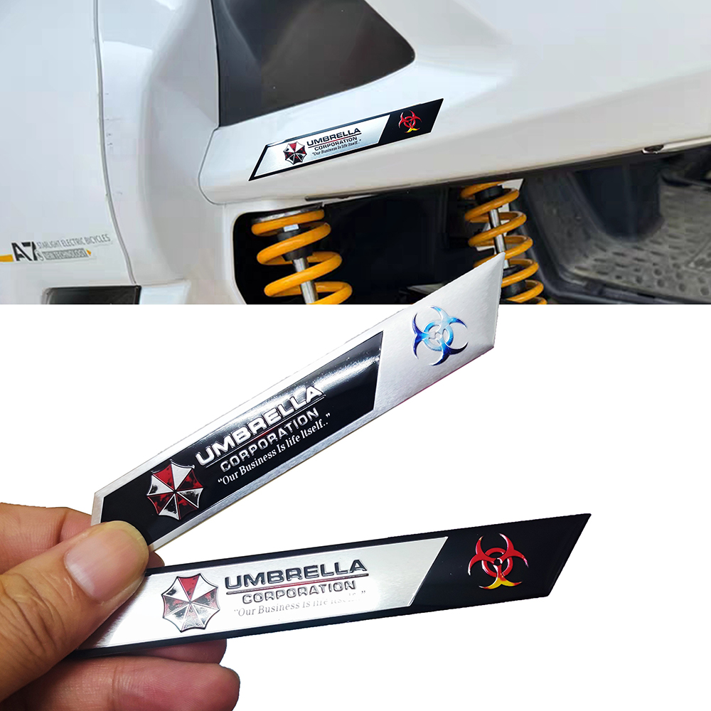 Stiker Mobil Logam 3D Payung,  - Motorcycle Gear Outlet ulasan dan harga