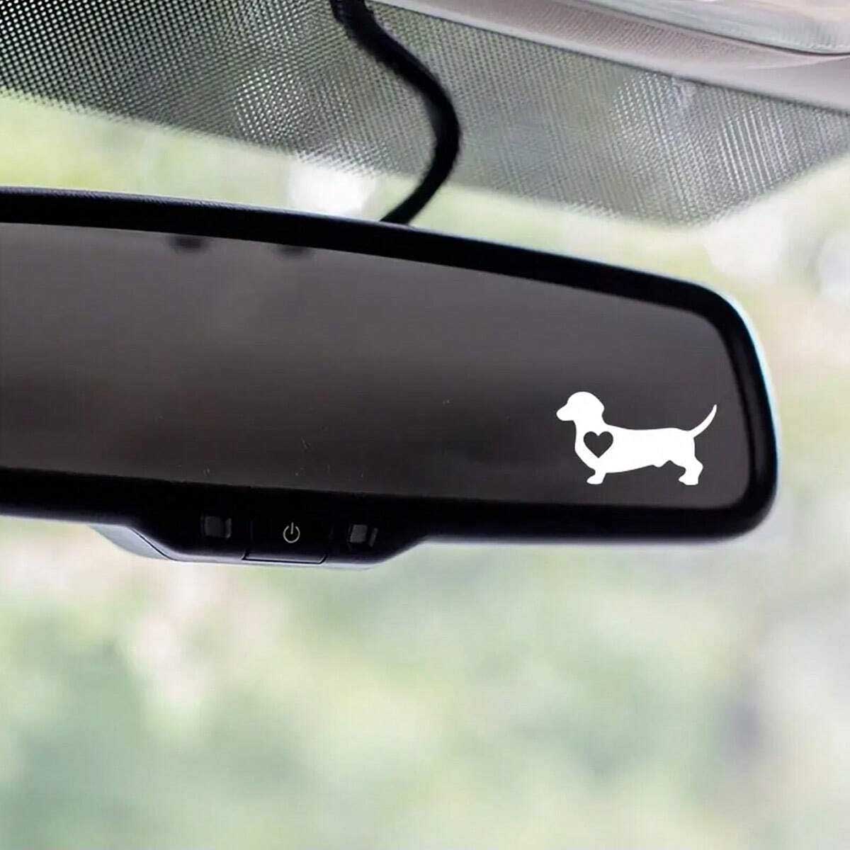 1 Pak Stiker Mobil Bentuk Dach - Motorcycle Gear For Dogs ulasan dan harga