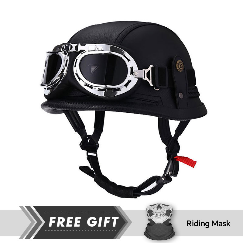 Helm Klasik setengah wajah, ve - Motorcycle Gear In Store ulasan dan harga