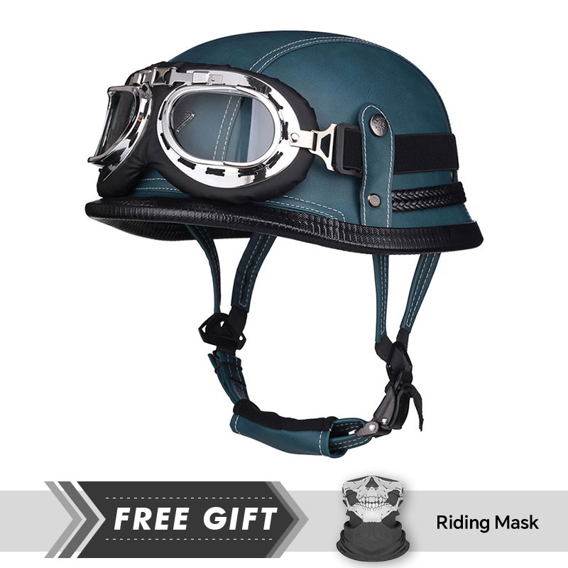 Helm Klasik setengah wajah, ve - Motorcycle Gear In Store ulasan dan harga