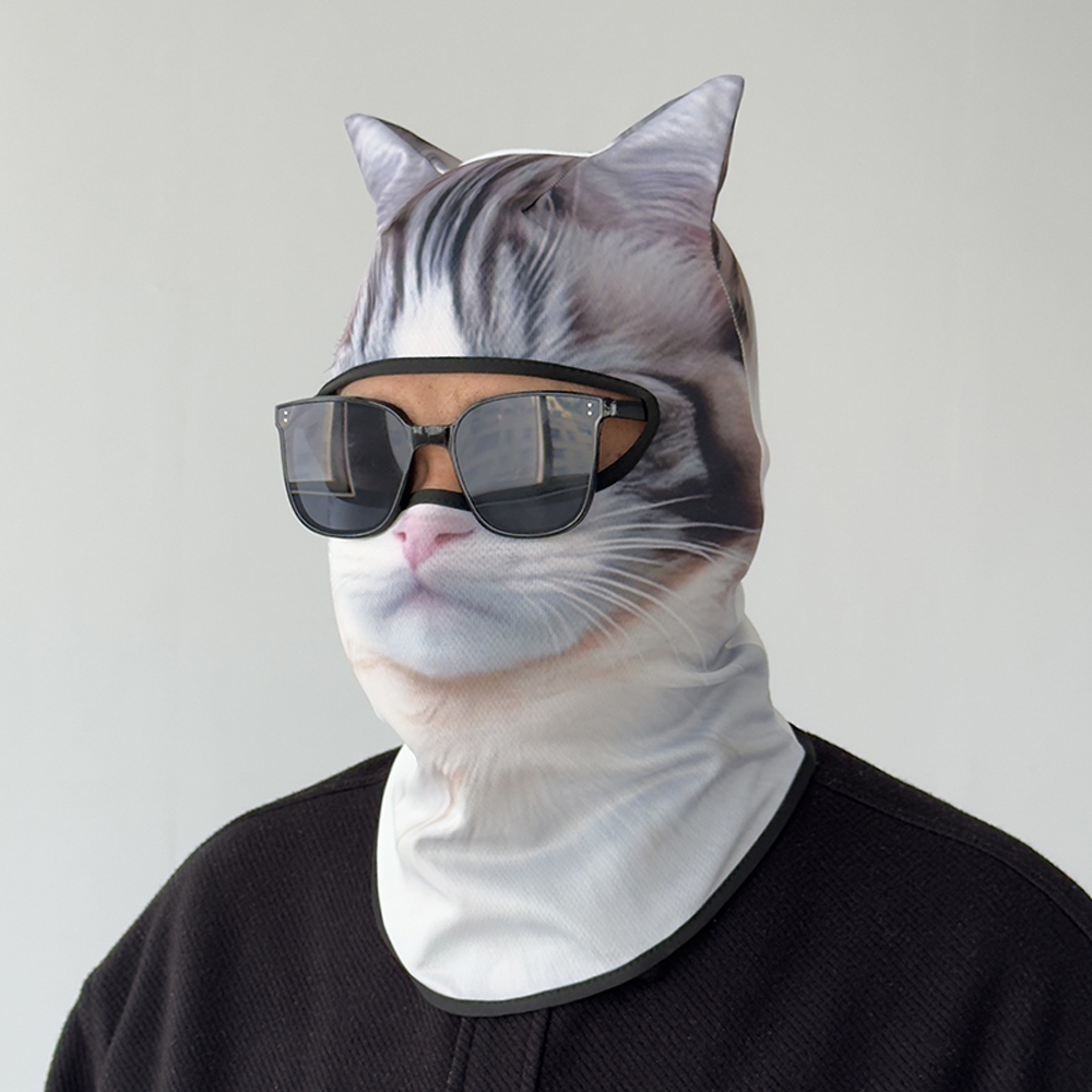 Masker Wajah Hewan 3D Perlengk - Motorcycle Gear For Dogs ulasan dan harga