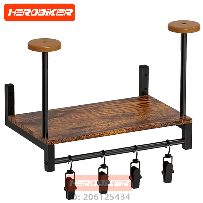 Rak Kayu Tempat Helm Sepeda Mo - Motorcycle Gear Hanger ulasan dan harga