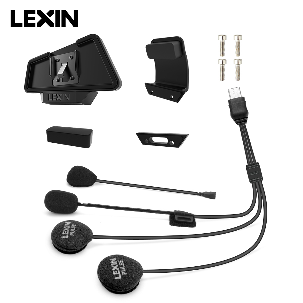 LEXIN-MeshCom Mesh Intercom 40 - Intercom Headset Helmet ulasan dan harga