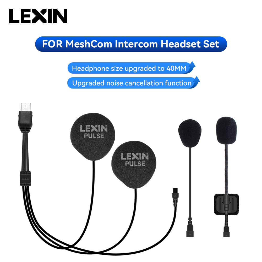 LEXIN-MeshCom Mesh Intercom 40 - Intercom Headset Helmet ulasan dan harga