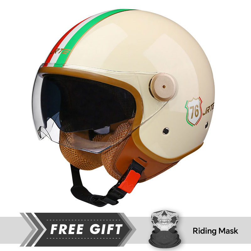 DOT 3/4 Helm Sepeda Motor Waja - Motorcycle Gear In Store ulasan dan harga