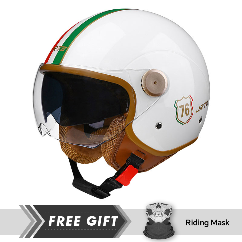Helm Sepeda Motor Retro TT & C - Motorcycle Gear In Store ulasan dan harga