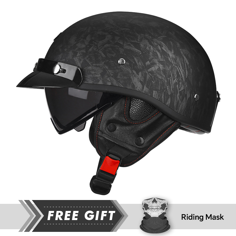 Helm Setengah Sepeda Motor DOT - Motorcycle Gear In Store ulasan dan harga