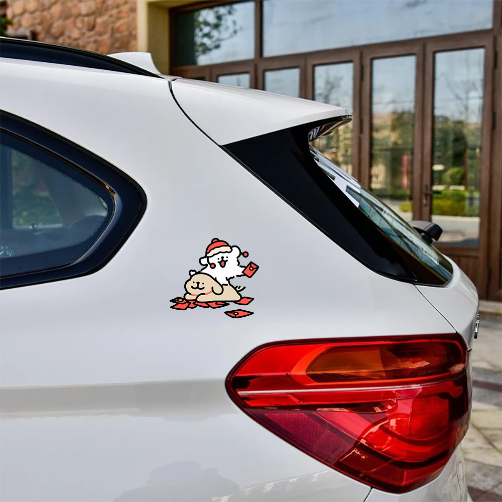 Stiker Mobil Anjing Maltese Ka - Motorcycle Gear For Dogs ulasan dan harga